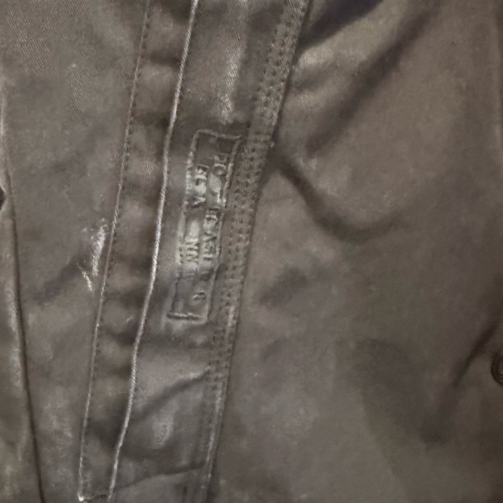 Diesel vintage button front field style jacket Black size LRG - Picture 8 of 8